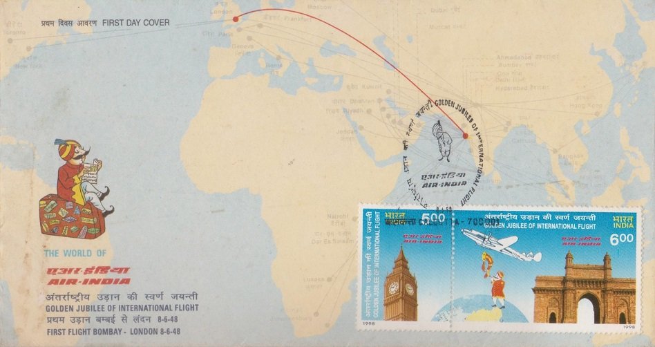 First Flight Bombay - London 8-6-48