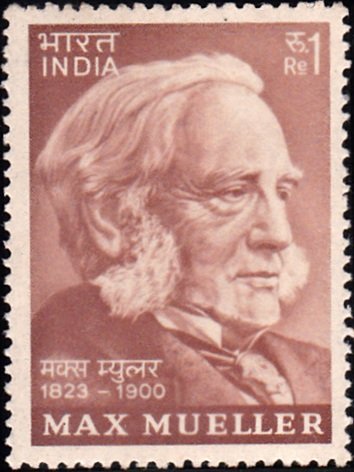 610 Max Mueller [India Stamp 1974]