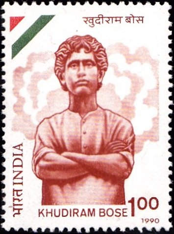 1237 Khudiram Bose [India Stamp 1990]