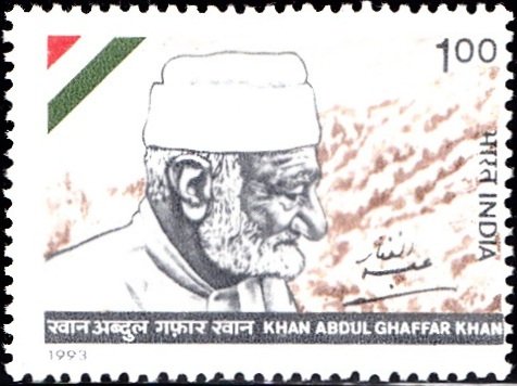 1378 Khan Abdul Ghaffar Khan [India Stamp 1993]