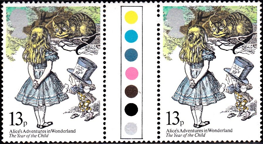 870 Alice’s Adventures in Wonderland [England Stamp 1979]