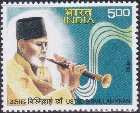 2382 Ustad Bismillah Khan [India Stamp 2008]
