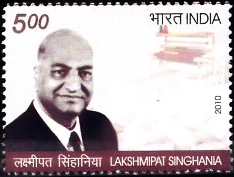 2650 Lakshmipat Singhania [India Stamp 2010]