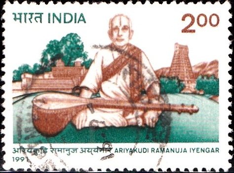 1280 Ariyakudi Ramanuja Iyengar [India Stamp 1991]