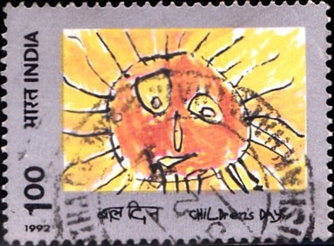 1353 National Children's Day [India Stamp 1992]