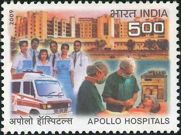 2523 Apollo Hospitals [India Stamp 2009]