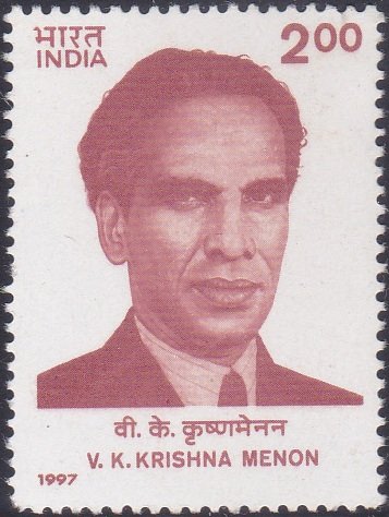 1567 V. K. Krishna Menon [India Stamp 1997]