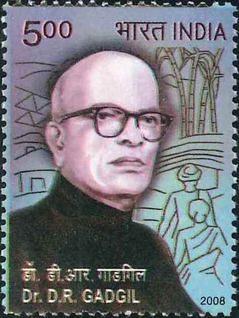 2342 Dr. D. R. Gadgil [India Stamp 2008]