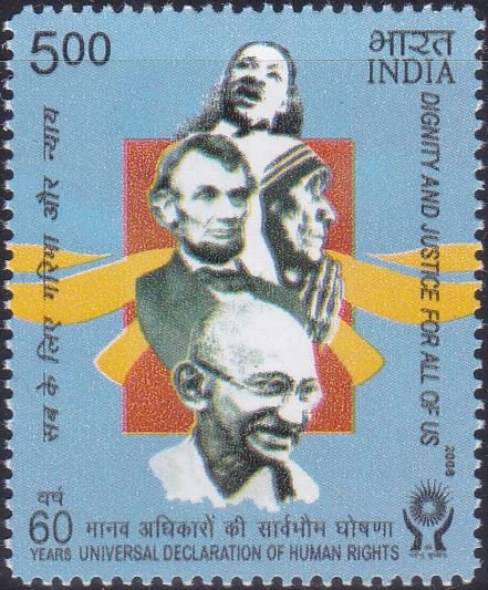2422 Universal Declaration of Human Rights [India Stamp 2008]
