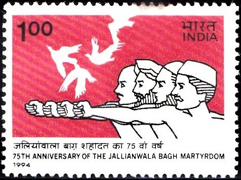 1409 The Jallianwala Bagh Martyrdom [India Stamp 1994]