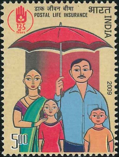 2453 Postal Life Insurance [India Stamp 2009]