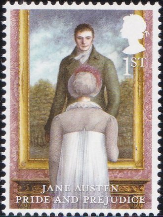 2. Jane Austen - Pride and Prejudice [England Stamp 2013]