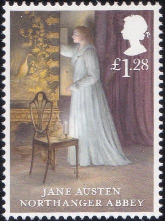 5. Jane Austen - Northanger Abbey [England Stamp 2013]