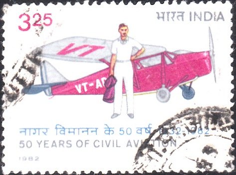 901-civil-aviation-india-stamp-1982