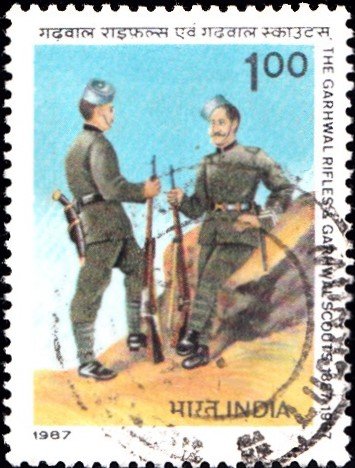 Garhwal Rifles Uniforms of 1887