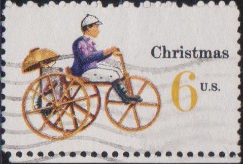 1417 Mechanical Tricycle [United States Stamp 1970]