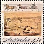 India on First Postage Stamp ‘Penny Black’