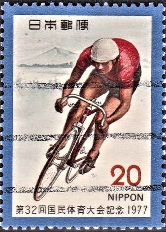 Bicyclist [National Athletic Meet, Aomori]